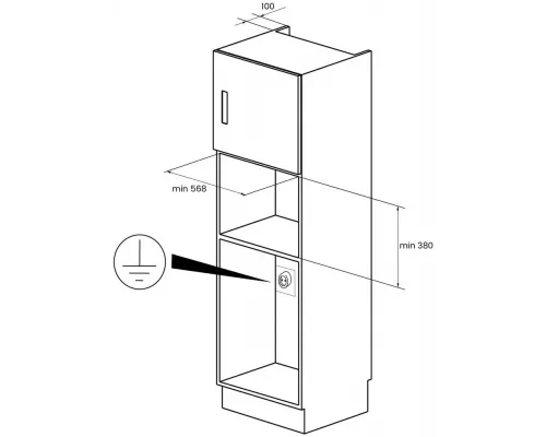 Встраиваемая микроволновая печь Kuppersberg RMW 393 B