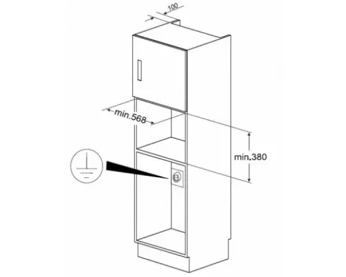 Встраиваемая микроволновая печь Kuppersberg RMW 393 B