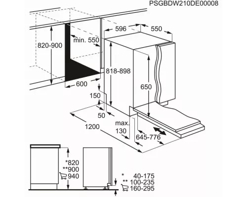 Встраиваемая посудомоечная машина ELECTROLUX EEQ47200L