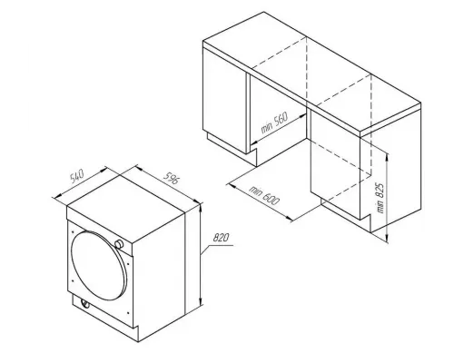 Встраиваемая стиральная машина Kuppersberg WD 1488