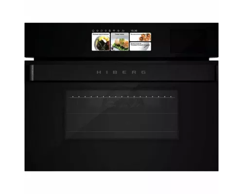 Духовой шкаф HIBERG S-VM 5615 B i-SMART черный