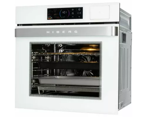 Духовой шкаф HIBERG S-VM 6415 W SMART белый