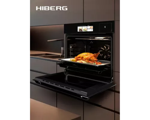 Духовой шкаф HIBERG S-VM 6615 B i-SMART черный