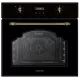 Духовой шкаф HIBERG VM 6260 RB черный ретро