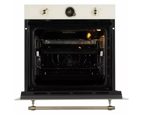 Духовой шкаф HIBERG VM 6392 YR бежевый ретро