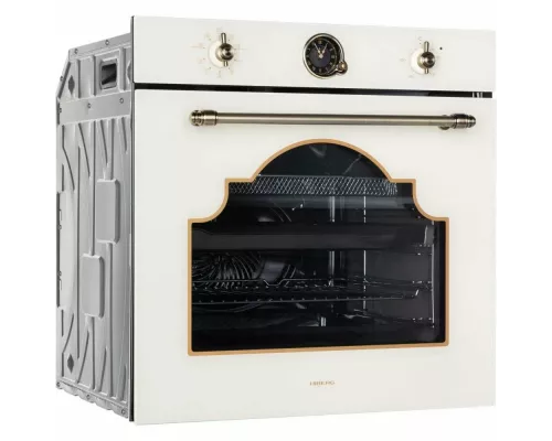 Духовой шкаф HIBERG VM 6392 YR бежевый ретро