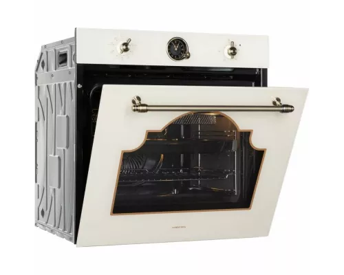 Духовой шкаф HIBERG VM 6392 YR бежевый ретро