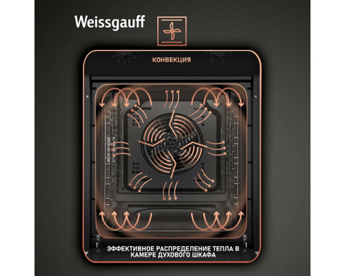 Духовой шкаф WEISSGAUFF EOY 456 PDB черный Духовой шкаф WEISSGAUFF EOY 456 PDB черный