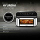 Аэрогриль Hyundai HYF-9080 черный/серебристый