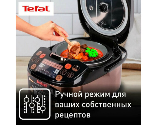 Мультиварка Tefal RK901F32 бронзовый/черный Мультиварка Tefal RK901F32 бронзовый/черный