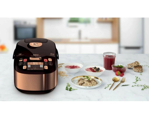 Мультиварка Tefal RK901F32 бронзовый/черный Мультиварка Tefal RK901F32 бронзовый/черный