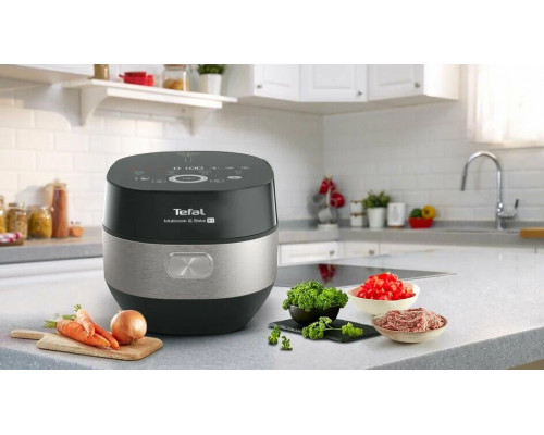 Мультиварка Tefal RK908A32 черный/серебристый Мультиварка Tefal RK908A32 черный/серебристый