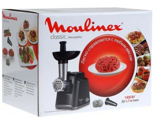 Мясорубка Moulinex ME105830 черный Мясорубка Moulinex ME105830 черный