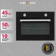Духовой шкаф KRONA PARABEL 45H BL