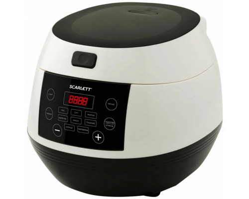 Мультиварка SCARLETT SC-MC410S26 белый/черный Мультиварка SCARLETT SC-MC410S26 белый/черный