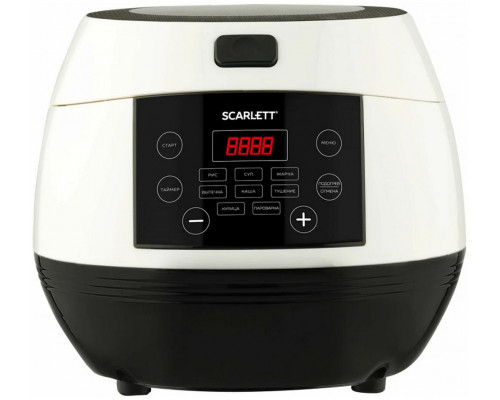 Мультиварка SCARLETT SC-MC410S26 белый/черный Мультиварка SCARLETT SC-MC410S26 белый/черный