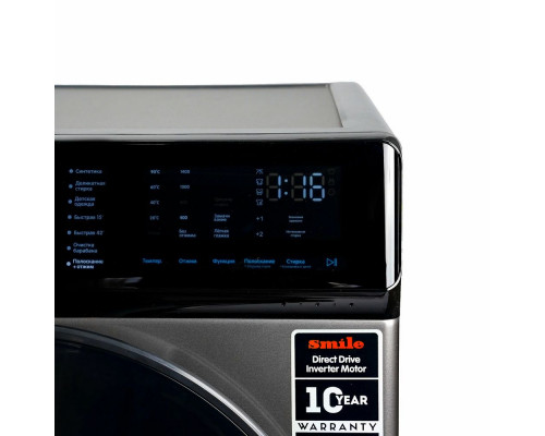 Стиральная машина SMILE SWMSW12DG1400 графит/черный Стиральная машина SMILE SWMSW12DG1400 графит/черный