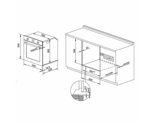 Духовой шкаф HIBERG VM 6392 BR черный ретро Духовой шкаф HIBERG VM 6392 BR черный ретро