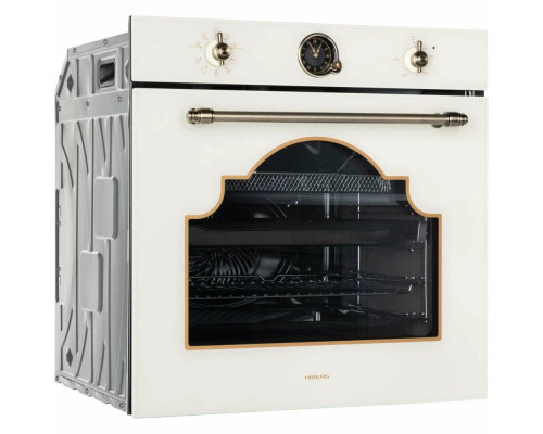 Духовой шкаф HIBERG VM 6392 YR бежевый ретро Духовой шкаф HIBERG VM 6392 YR бежевый ретро
