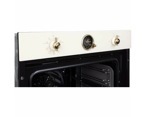 Духовой шкаф HIBERG VM 6392 YR бежевый ретро Духовой шкаф HIBERG VM 6392 YR бежевый ретро