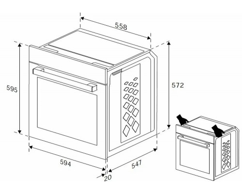 Духовой шкаф Indesit IFE 3841 J IX нерж Духовой шкаф Indesit IFE 3841 J IX нерж