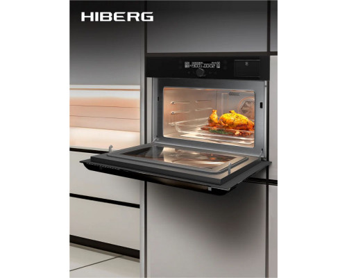 Духовой шкаф HIBERG MS-VM 5115 B SMART черный Духовой шкаф HIBERG MS-VM 5115 B SMART черный