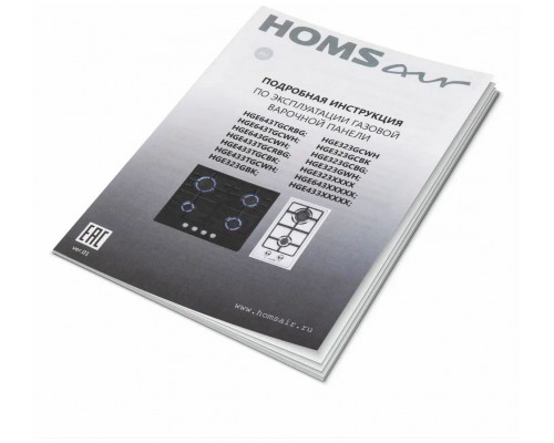 Варочная поверхность HOMSair HGE433TGCWH белый Варочная поверхность HOMSair HGE433TGCWH белый