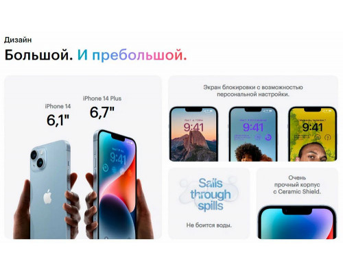 Смартфон Apple iPhone 14 Plus 512GB Yellow (EU) Смартфон Apple iPhone 14 Plus 512GB Yellow (EU)