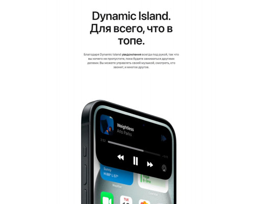 Смартфон Apple iPhone 15 128GB Black (USA) Смартфон Apple iPhone 15 128GB Black (USA)