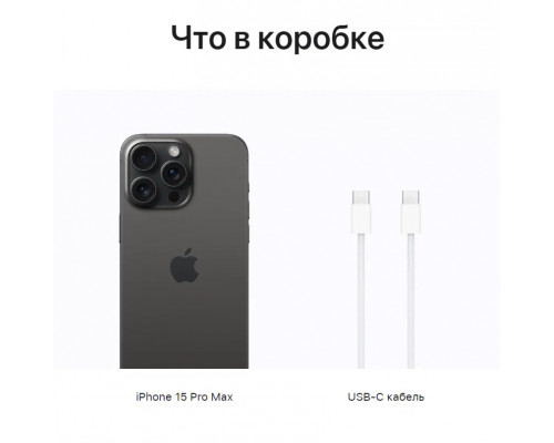 Смартфон Apple iPhone 15 Pro Max 512GB Black (Hong Kong) Смартфон Apple iPhone 15 Pro Max 512GB Black (Hong Kong)