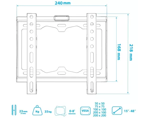 Кронштейн TUAREX OLIMP-116