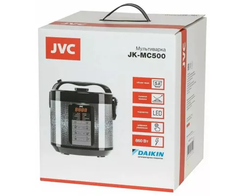 Мультиварка JVC JK-MC500 серебристый/черный