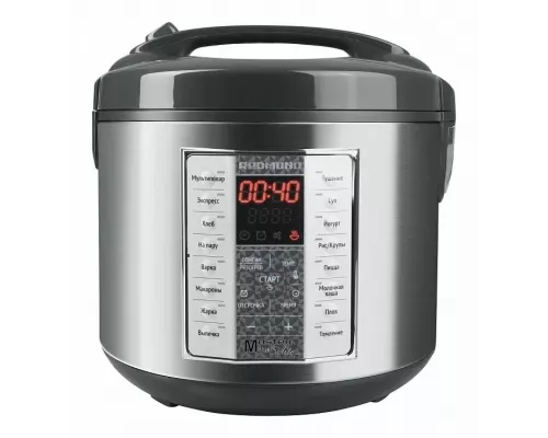 Мультиварка Redmond RMC-M25 черный/серебристый