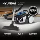 Пылесос Hyundai HYV-C2530 черный/синий