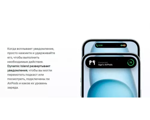 Смартфон Apple iPhone 15 128GB Black (USA)
