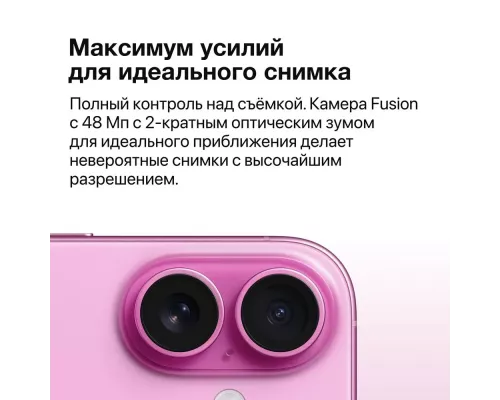 Смартфон Apple iPhone 16 128GB Pink (USA)