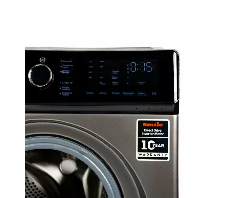 Стиральная машина SMILE SWMSW10DG1400 графит/черный