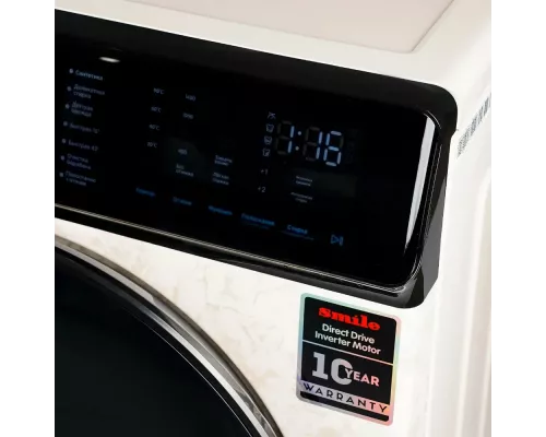 Стиральная машина SMILE SWMSW10MB1400 бежевый мрамор/черный