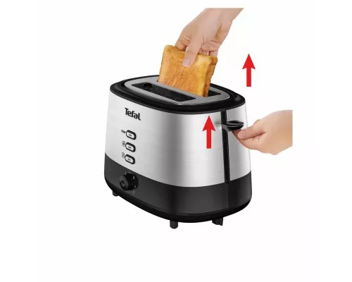 Тостер TEFAL TT520D10 серебр/черный