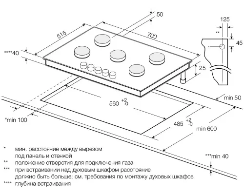 Варочная поверхность Graude GS 70.1 CM