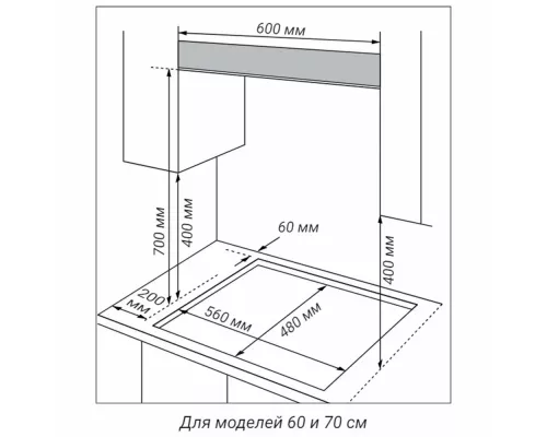 Варочная поверхность HIBERG VM 6245 W белый