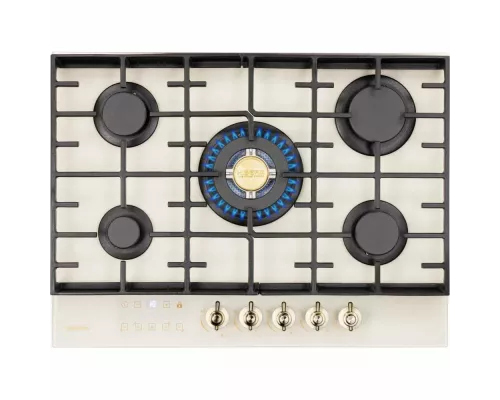 Варочная поверхность HIBERG VM 7255 Y бежевый ретро