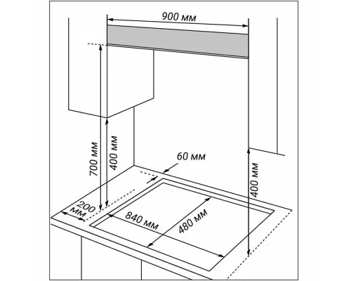 Варочная поверхность HIBERG VM 9255 W белый