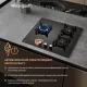Варочная поверхность WEISSGAUFF HG 631 BGV черный