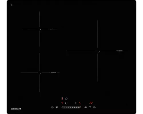 Варочная поверхность WEISSGAUFF HI 630 BSG черный