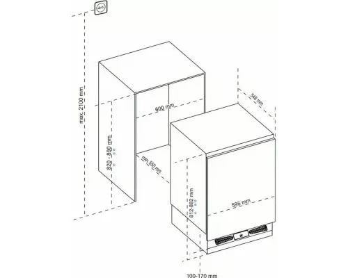 Встраиваемая морозильная камера KORTING KSI 8189 F