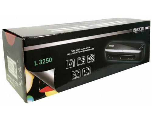 Ламинатор Office Kit L3250 черный A3 Ламинатор Office Kit L3250 черный A3