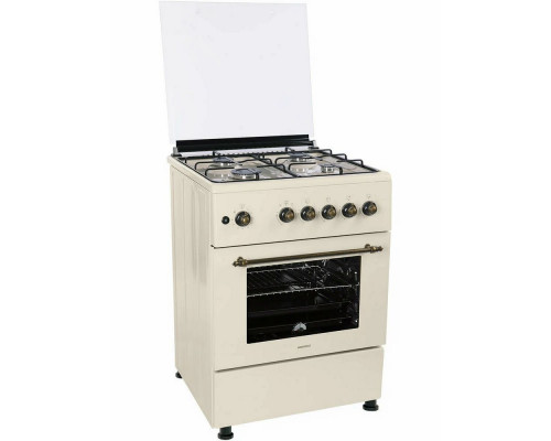 Кухонная плита NORDFROST GG 6061 Y беж. ретро