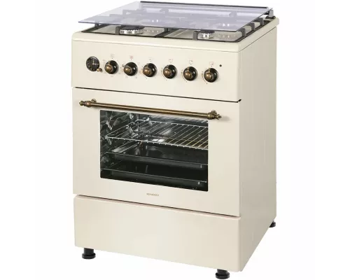 Кухонная плита NORDFROST GE 6064 YR беж. ретро