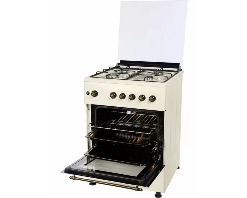 Кухонная плита NORDFROST GG 6061 Y беж. ретро